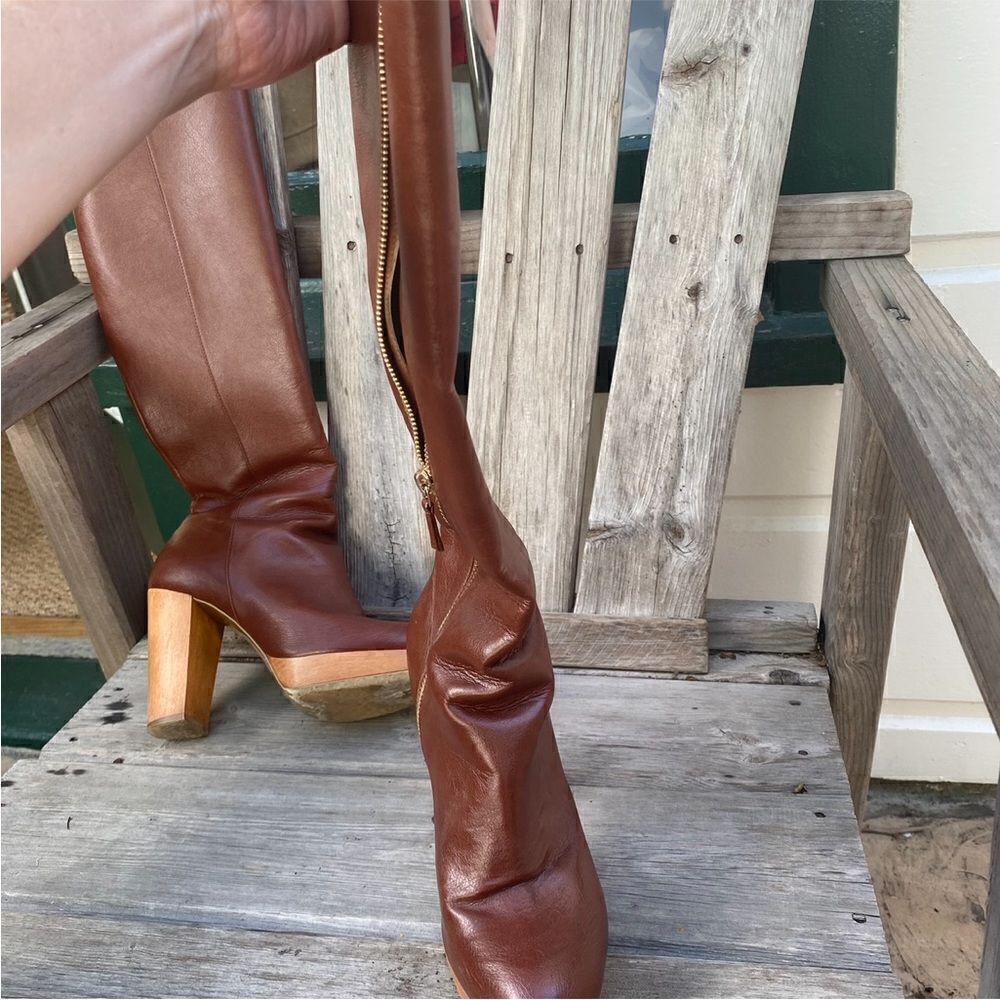 Stella McCartney Knee High Boot Heels in brown EU35.5 - Picture 11 of 13